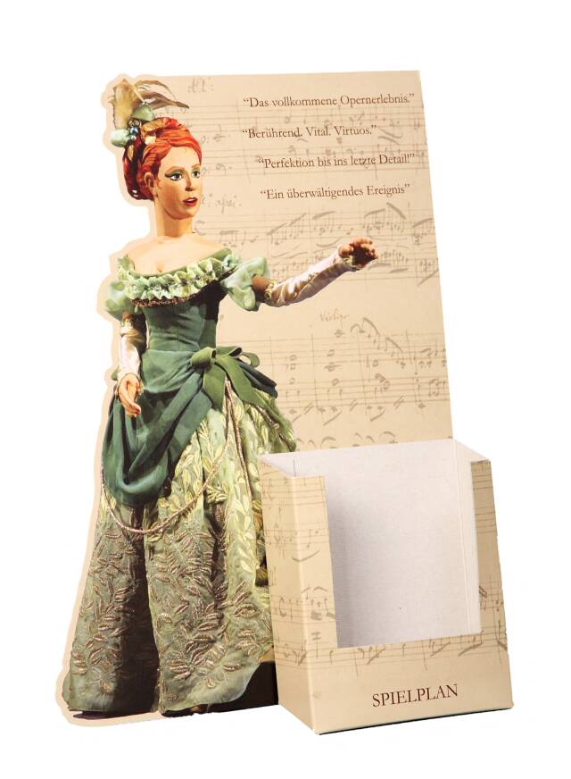 Pappdispenser DIN lang für Flyer