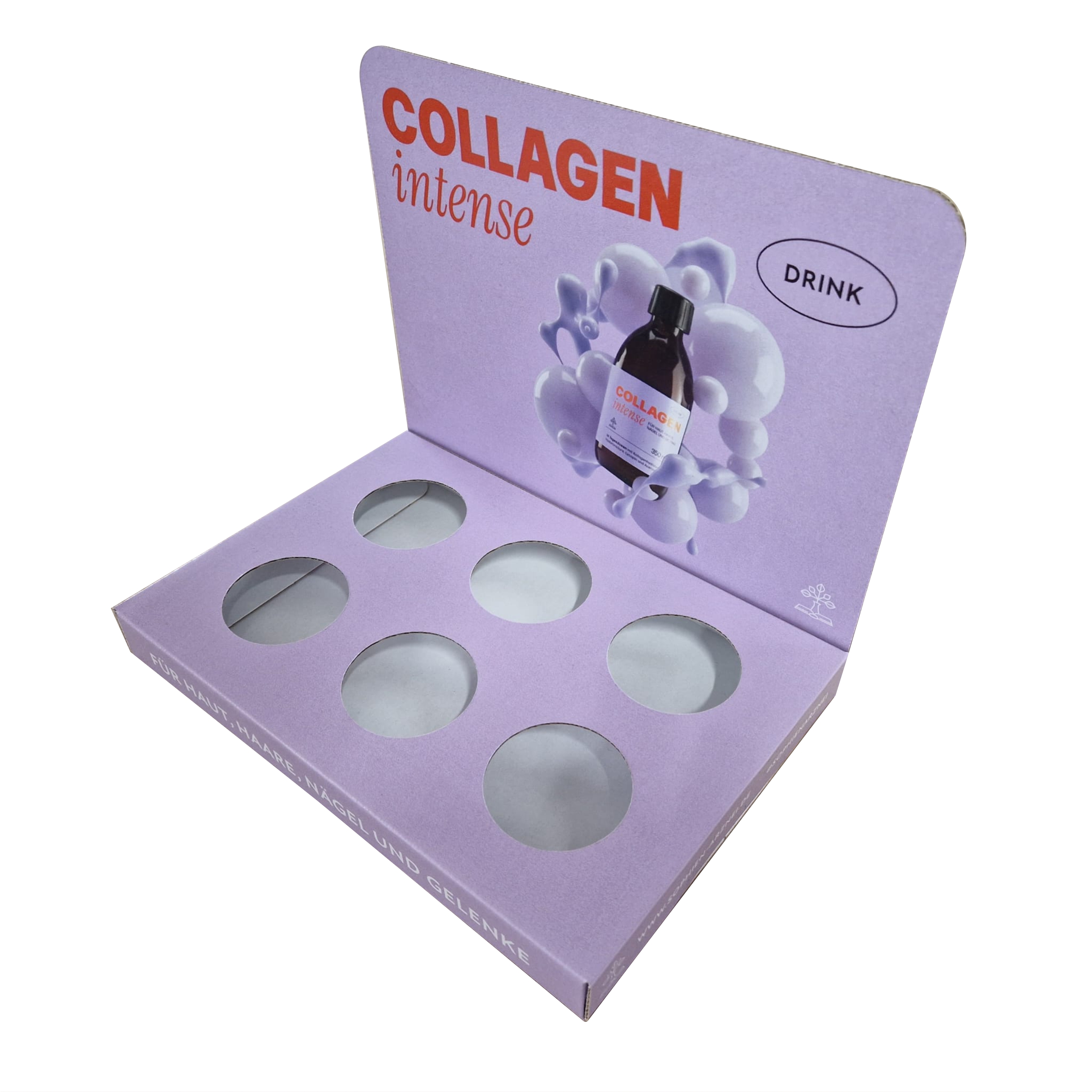 Thekendisplay mit Ausstanzung